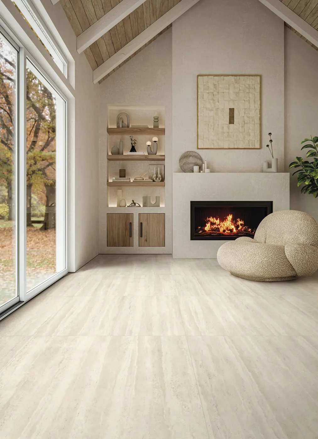Vitruvius Linear Italian porcelain floor tile