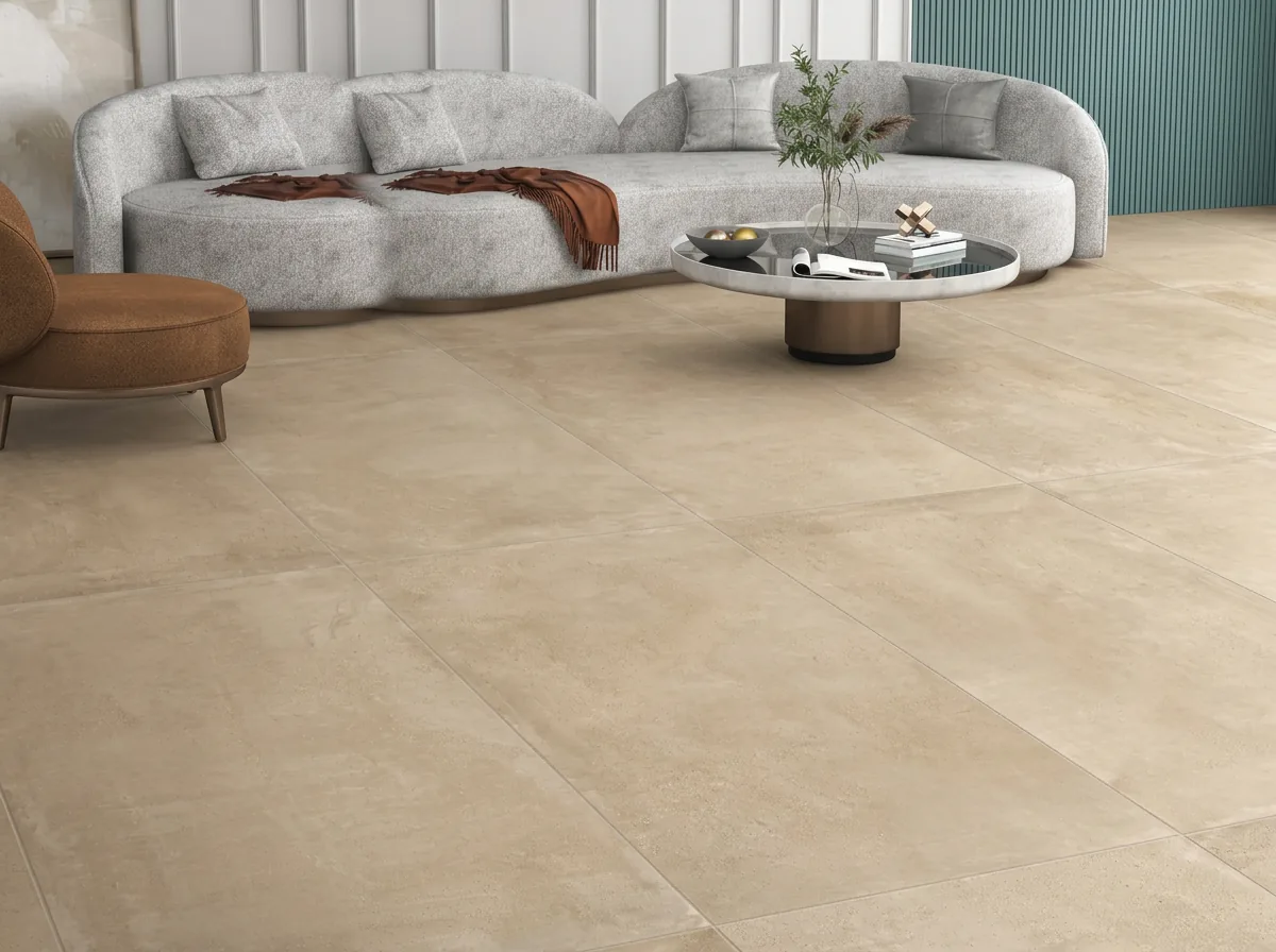 Industrial Beige Italian porcelain floor tile