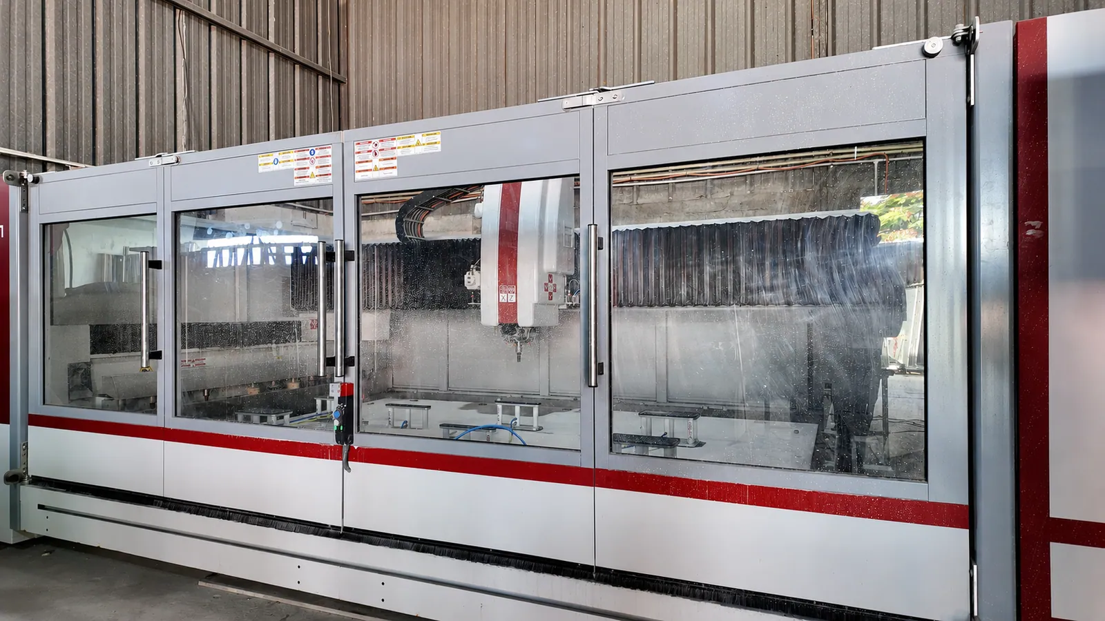 Five-axis CNC bridge mill