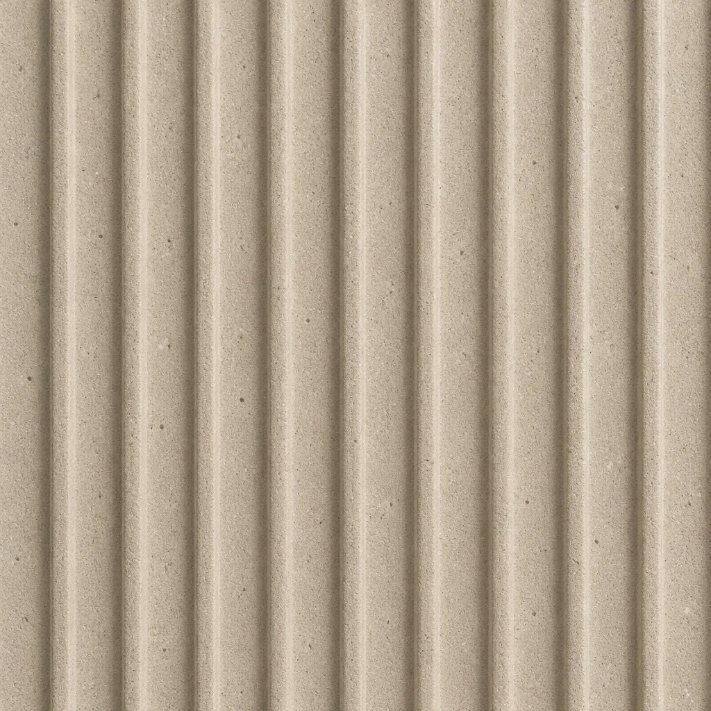 Concrete Beige Relievo Italian porcelain floor tile — surface detail